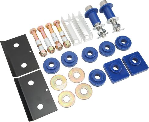 Metal and Rubber Hood Hinge Pivot Bushing and Mounting Screw/Fastener Set, Suitable for 379, Easy to Install for Truck Owners in Saudi Arabia
