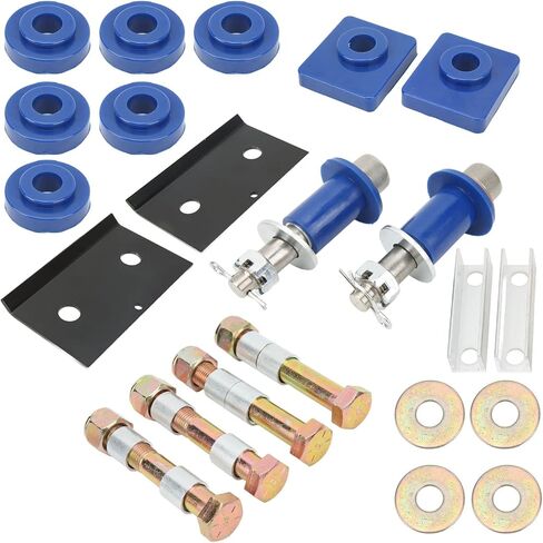 Metal and Rubber Hood Hinge Pivot Bushing and Mounting Screw/Fastener Set, Suitable for 379, Easy to Install for Truck Owners in Saudi Arabia