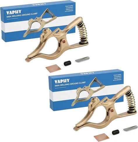 T-Style Welding Ground Clamp Brass 500-Amp in Kuwait