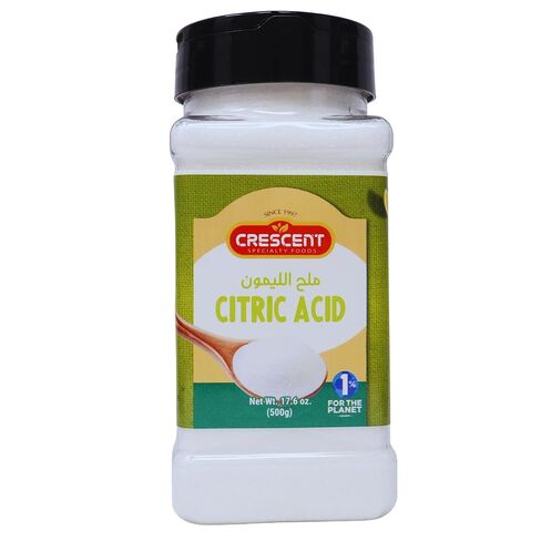 Crescent Citric Acid – 100% Pure Food Grade Crystals for Cooking, Canning, Preserving & Pickling – 17.6 oz Resealable Jar in Saudi Arabia