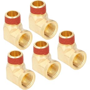 SUNGOOYUE 90 Degree Pipe Elbow Fittings Made of Solid Brass, Robust and Multifunctional for Private and Industrial Plumbing Installations in Kuwait