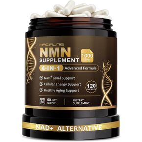 NMN Supplement, 4-in-1 Liposomal NMN 1000mg with Resveratrol, TMG & Quercetin, Supports Cellular Energy & NAD+ Level, NMNH Alternative ＆ NAD+ Supplement Precursor for Men & Women in Saudi Arabia