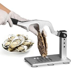 Upgraded Oyster Shucker Machine with Adjustable Heavy-Duty Narrow Blade Design, All-Metal High-Strength Mechanical Steel Oyster Clam Opener Tool Set for Seafood Restaurants and Home Kitchens in Kuwait
