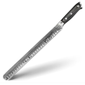 سكين نحت التقطيع من YFWOOD، سكين صدر 12 بوصة لتقطيع اللحوم، الشواء، تركيا - سكاكين تقطيع حادة من الفولاذ المقاوم للصدأ عالية الكربون، تانغ كامل، مقبض مريح، سكاكين الشيف الاحترافية in Kuwait