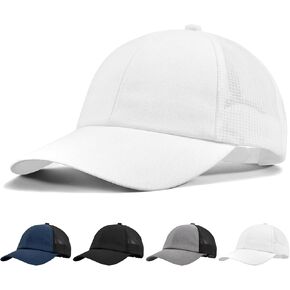 Sukeen Linen Mesh Baseball Cap Breathable Cooling Sports Hat for Men Women Lightweight Soft Unstructured Running Hat in Kuwait
