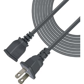 6FT Short Thin Extension Cord Indoor, 2 Prong 5A 125V 625W Male and Female Polarized Plug Christmas Light Flat White Extension Cord for TV, Home Office Electronics Use (1Pack) in Saudi Arabia