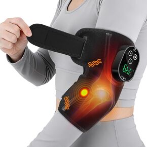 Cordless Elbow Heating Pad for Tendonitis and Tennis Elbow, Elbow Massager for Pain Relief, Rechargeable 5000mAh Battery Heating Pad for Arm, Heated Elbow Brace for Muscle Soreness Joint Pain Relief in Kuwait