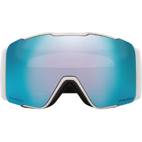 Oakley Line Miner Pro Low Bridge Fit Snow Goggle, Matte White Strap w/Prizm Snow Sapphire Iridium Lens, Medium in Saudi Arabia