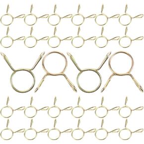 100 قطعة 9 مم مشابك خرطوم زنبركية فولاذية حلقة واحدة لأنابيب المياه في الغسالة، مثبتات خرطوم قوية مطلية بالزنك للسباكة والاستخدام الصناعي in Kuwait