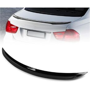 Rear Spoiler Fit for BMW 3-Series 2006-2011 E90 & 2008-2011 M3 Sedan, PSM Style Tail Trunk Lip Wing Sporty Appearance Glossy Black in Saudi Arabia