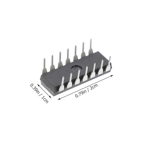 Zerodeko CD4066BE Quad Bilateral IC Chip 20pcs DIP-14 Logic Gate for Breadboard Replacement for Electronic Projects Compatible DIY Circuits in Saudi Arabia
