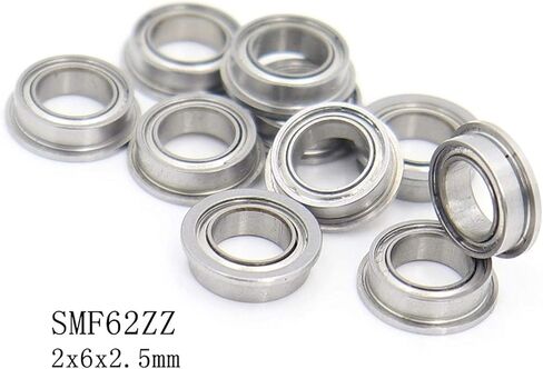 TMP1105 Flange Ball Bearings SMF62ZZ Single Row Ball Bearing ABEC-1 5PCS 262.5 mm Miniature Stainless Steel Ball Bearings S LF620ZZ MF62 SMF62 ZZ in Saudi Arabia