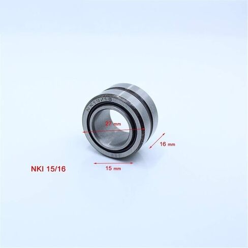 TMP1105 NKI15/16 محمل ذو بكرات إبرية تحمل الصلبة طوق محمل ذو بكرات إبرية محامل مع الحلقة الداخلية NKI 15/16 تحمل 15x27x16mm in Saudi Arabia