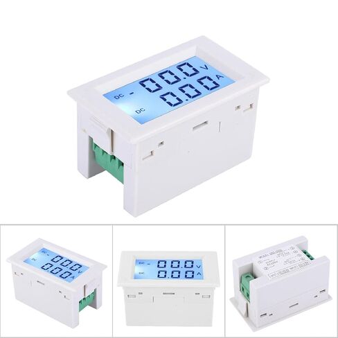 Tyenaza الجهد الحالي متر، D85-3050 الرقمية DC الفولتميتر مقياس التيار الكهربائي فولت أمبير متر DC0-199.9V DC0-10.00A in Saudi Arabia