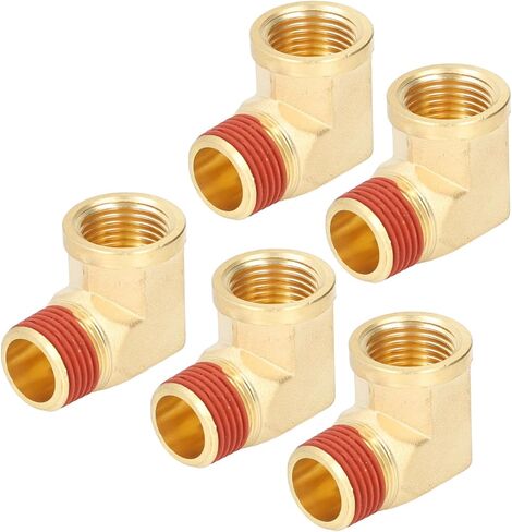 SUNGOOYUE 90 Degree Pipe Elbow Fittings Made of Solid Brass, Robust and Multifunctional for Private and Industrial Plumbing Installations in Kuwait