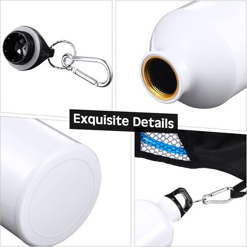 CHENGU 16 Pack Aluminum Water Bottles 20 Oz Blank Reusable Water Bottles Lightweight Aluminum Gym Travel Bottle Leak Proof Team Customized Bottles for Bike Bicycle Camping in Saudi Arabia