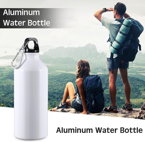 CHENGU 16 Pack Aluminum Water Bottles 20 Oz Blank Reusable Water Bottles Lightweight Aluminum Gym Travel Bottle Leak Proof Team Customized Bottles for Bike Bicycle Camping in Saudi Arabia