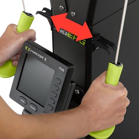 TreadLife Fitness Skier Handle Hooks Kit 2802 (Pair) w/Hardware - Replacement for Concept2 SkiErg in Saudi Arabia