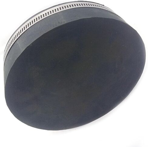 QC-106 6-in. Qwik Cap Flexible PVC Pipe Cap Black Stainless Steel Clamps in Saudi Arabia