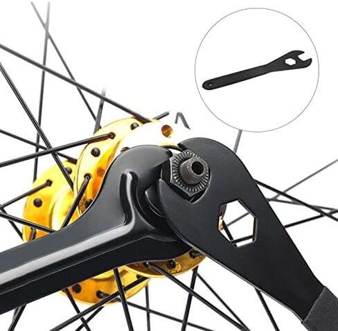 Bike Hub Wrench,17mm /18mm/19mm Open End Wrench, Carbon Steel Bike Pedal Headset Hub Repair Wrench Spanner Bicycle Tool for Bicycle Bike in Saudi Arabia