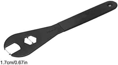 Bike Hub Wrench,17mm /18mm/19mm Open End Wrench, Carbon Steel Bike Pedal Headset Hub Repair Wrench Spanner Bicycle Tool for Bicycle Bike in Saudi Arabia