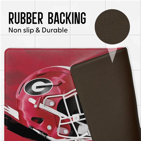 Northwest NCAA Embossed Anti-Fatigue Floor Mat, Cushioned Standing Support, 18 x 30 in in Saudi Arabia