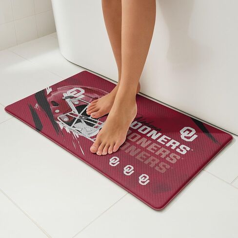 Northwest NCAA Embossed Anti-Fatigue Floor Mat, Cushioned Standing Support, 18 x 30 in in Saudi Arabia