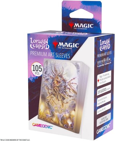 Gamegenic Magic: The Gathering Lorwyn Eclipsed Premium Art Sleeves - Auntie Ool, Cursewretch Design, 105 Textured Matte Sleeves, Smooth Shuffle & Card Protection, Full-Color, Acid-Free, PVC-Free in Saudi Arabia