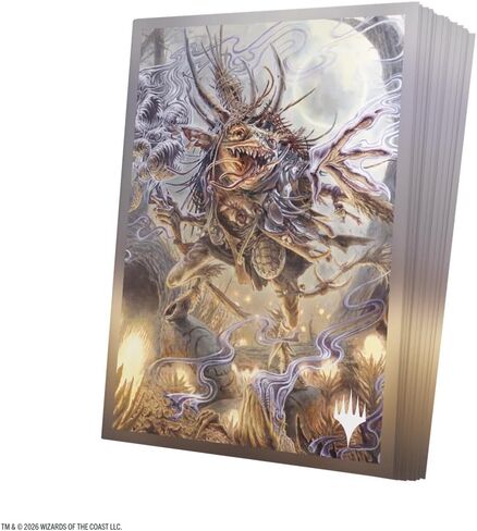 Gamegenic Magic: The Gathering Lorwyn Eclipsed Premium Art Sleeves - Auntie Ool, Cursewretch Design, 105 Textured Matte Sleeves, Smooth Shuffle & Card Protection, Full-Color, Acid-Free, PVC-Free in Saudi Arabia