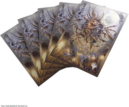 Gamegenic Magic: The Gathering Lorwyn Eclipsed Premium Art Sleeves - Auntie Ool, Cursewretch Design, 105 Textured Matte Sleeves, Smooth Shuffle & Card Protection, Full-Color, Acid-Free, PVC-Free in Saudi Arabia
