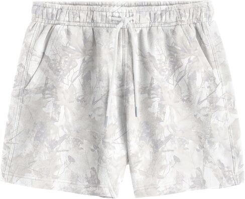 Mens Camo Shorts Maple Leaf Print Elastic Waist Graphic Athletic Shorts Baggy Drawstring Sweat Shorts with Pockets in Saudi Arabia