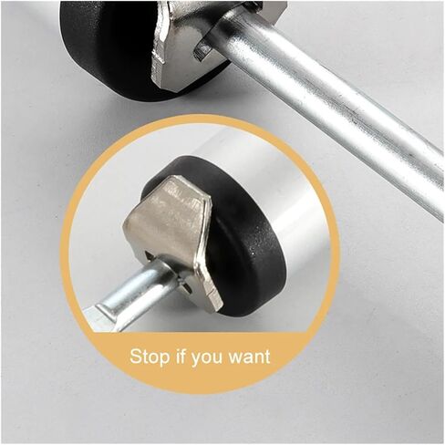 Aluminum Alloy Automatic Door Closer Adjustable Buffer Force Metal Door Closer Silent(Black) in Saudi Arabia