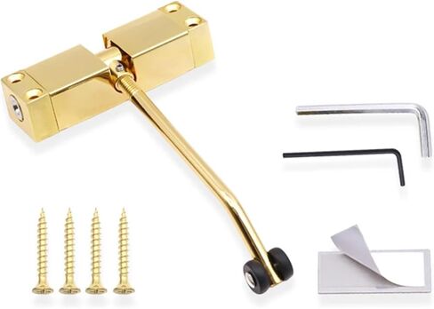 Automatic Aluminum Alloy Metal Spring Door Closer(Black) in Saudi Arabia