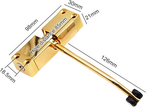 Automatic Aluminum Alloy Metal Spring Door Closer(Black) in Saudi Arabia