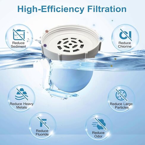 2-pack Water filtered Replacement Filter Compatible with Clearly filtered Water Pitcher 100-gallon service life 2 coconut shell activated carbon filters + 1 pre-rinse bag in Saudi Arabia