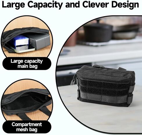 Waist Bag - Tactical Compact Waist Pack, Versatile EDC Admin Pouch, Military Fanny Packs for Outdoor Activities Including Running, Hunting, Traveling and Hiking, 180 * 130 * 30mm (Army Green) in Saudi Arabia