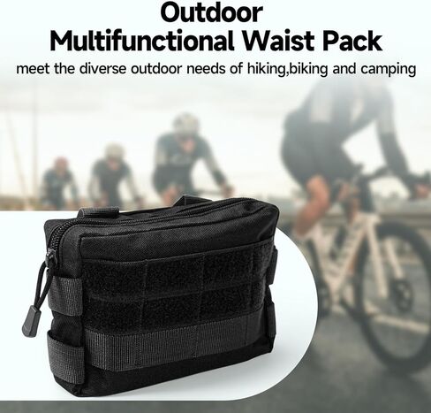 Waist Bag - Tactical Compact Waist Pack, Versatile EDC Admin Pouch, Military Fanny Packs for Outdoor Activities Including Running, Hunting, Traveling and Hiking, 180 * 130 * 30mm (Army Green) in Saudi Arabia