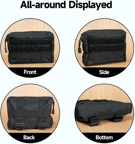 Waist Bag - Tactical Compact Waist Pack, Versatile EDC Admin Pouch, Military Fanny Packs for Outdoor Activities Including Running, Hunting, Traveling and Hiking, 180 * 130 * 30mm (Army Green) in Saudi Arabia