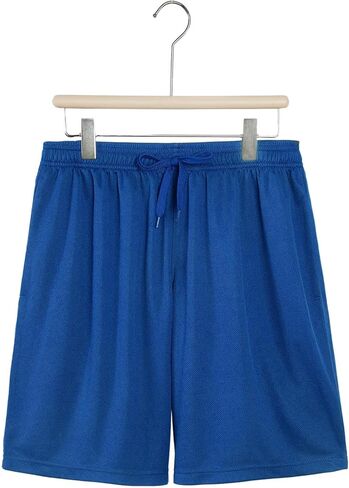 LeeHanTon Mens Athletic Shorts Casual Quick Dry Lightweight Active Gym Shorts Performance Running Sports Shorts Black Dark Grey Blue X-Large in Saudi Arabia