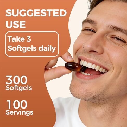 Nuriva Pumpkin Seed Oil with Saw Palmetto Capsules – 2-in-1 Formula, Cold-Pressed Virgin Oil, 300 Softgels | Essential Fatty Acids | Supports Hair Growth, Bladder & Prostate Health | Non-GMO(1 PACK) in Kuwait