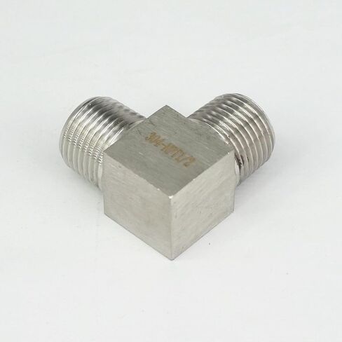 1/2 "NPT ذكر الكوع تركيب الأنابيب 304 الفولاذ المقاوم للصدأ زيت الغاز المياه in Saudi Arabia