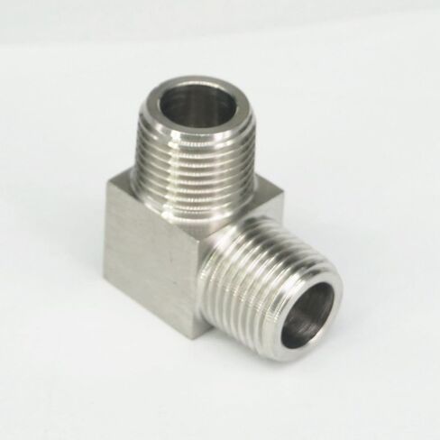 1/2 "NPT ذكر الكوع تركيب الأنابيب 304 الفولاذ المقاوم للصدأ زيت الغاز المياه in Saudi Arabia