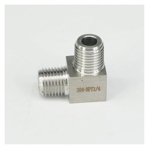 1/4" NPT Male Elbow Pipe Fitting 304 Stainless Steel Water Gas Oil in Saudi Arabia