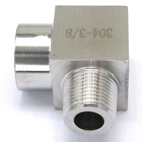 3/8" Female to Male Elbow 304 Stainless Steel Pipe Fitting 250 Bar in Saudi Arabia