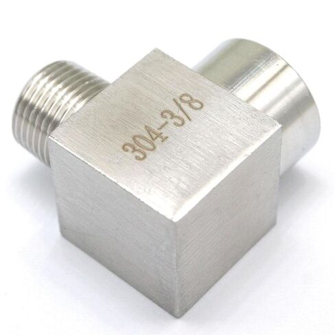 3/8" Female to Male Elbow 304 Stainless Steel Pipe Fitting 250 Bar in Saudi Arabia