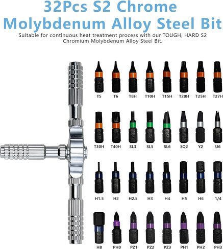 مجموعة مفك براغي بسقاطة 42 في 1، مجموعة مفك براغي مغناطيسية قوية مقاومة للصدأ مع حقيبة تخزين ممتازة، مجموعة مفك براغي بسقاطة لتجميع الأثاث وتفكيكه، والنظارات، وإصلاح الهواتف الذكية in Kuwait