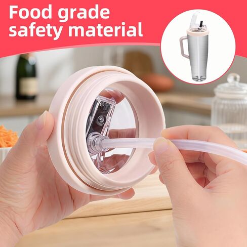 40 OZ Replacement Lid for Brumate - Leakproof Flip Straw Lid Compatible with Brumate 40 oz Tumbler, Removable Straw Design,Dustproof Cover Leak Proof (White) in Saudi Arabia