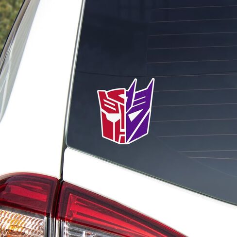 Transformers Autobots and Decepticons Split Logo Decal Premium 4" Die Cut Vinyl Sticker Decal for Cars Trucks Auto Windows in Saudi Arabia