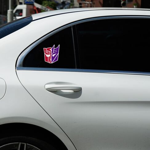 Transformers Autobots and Decepticons Split Logo Decal Premium 4" Die Cut Vinyl Sticker Decal for Cars Trucks Auto Windows in Saudi Arabia