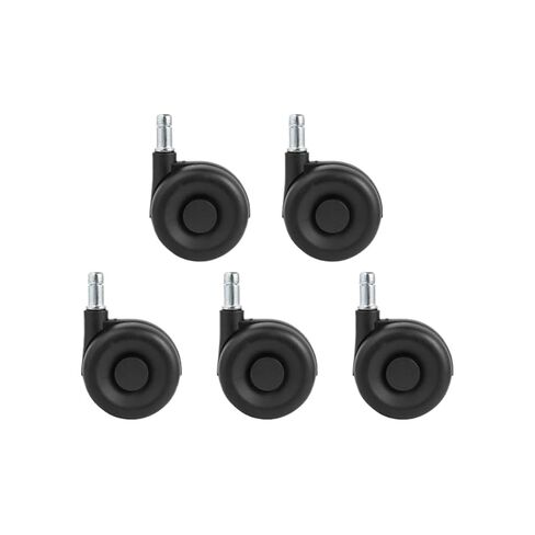 5pcs/lot Chair Wheel Accessories Computer Pulley Hub Caster Rubber(Beige) in Saudi Arabia